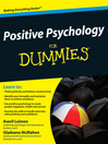 Cover image for Positive Psychology For Dummies
